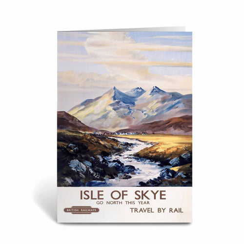 Isle of Skye, Go North This Year Greeting Card