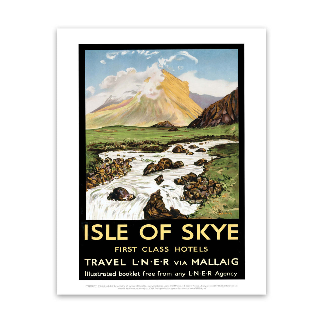 Isle of Skye, First Class Hotels Art Print