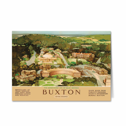 Buxton, The Derbyshire Spa of Blue Waters Greeting Card