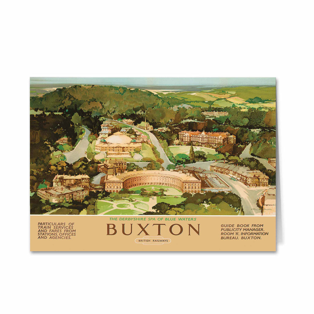 Buxton, The Derbyshire Spa of Blue Waters Greeting Card