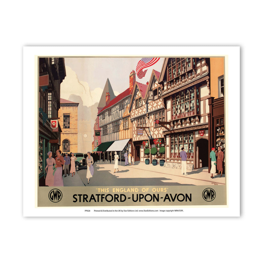Stratford Upon Avon - This England Of Ours Art Print