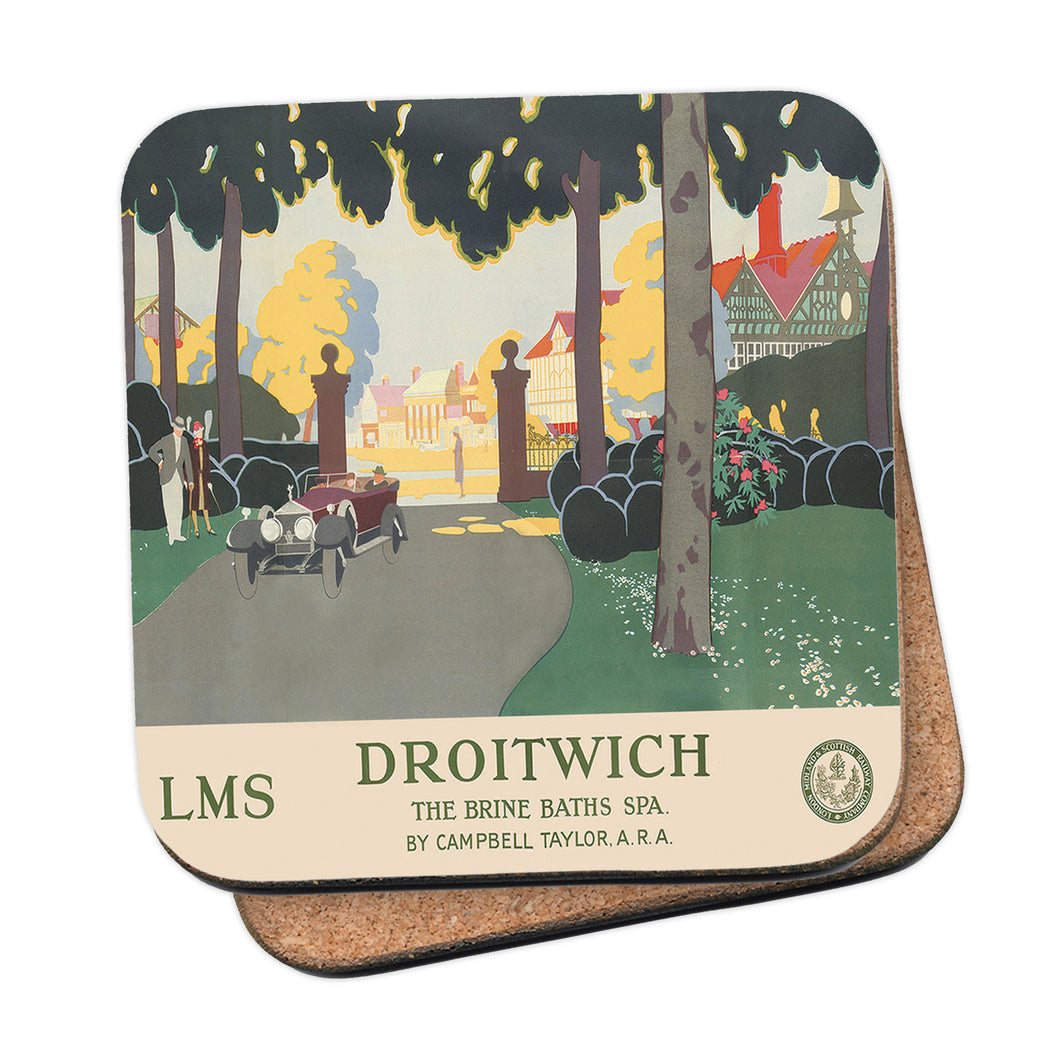 Droitwich, Natural Brine Baths Spa Coaster