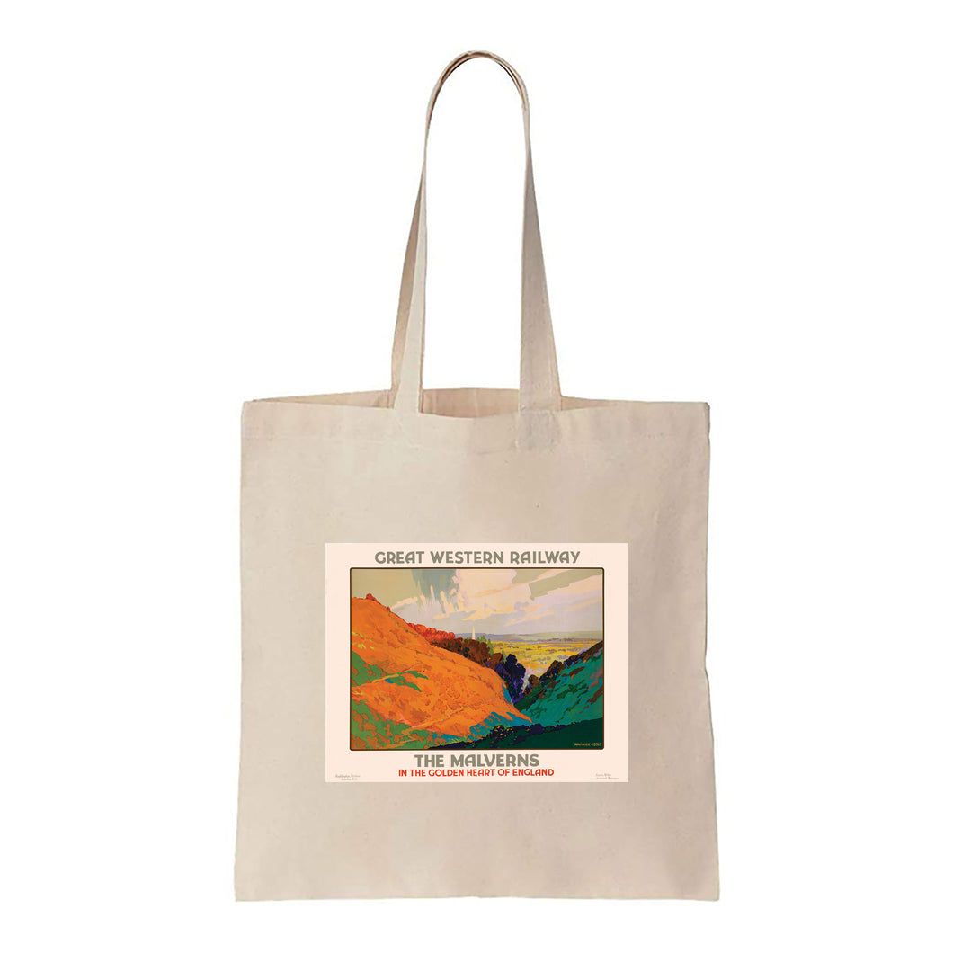 The Malverns, In the Golder Heart of England - Canvas Tote Bag