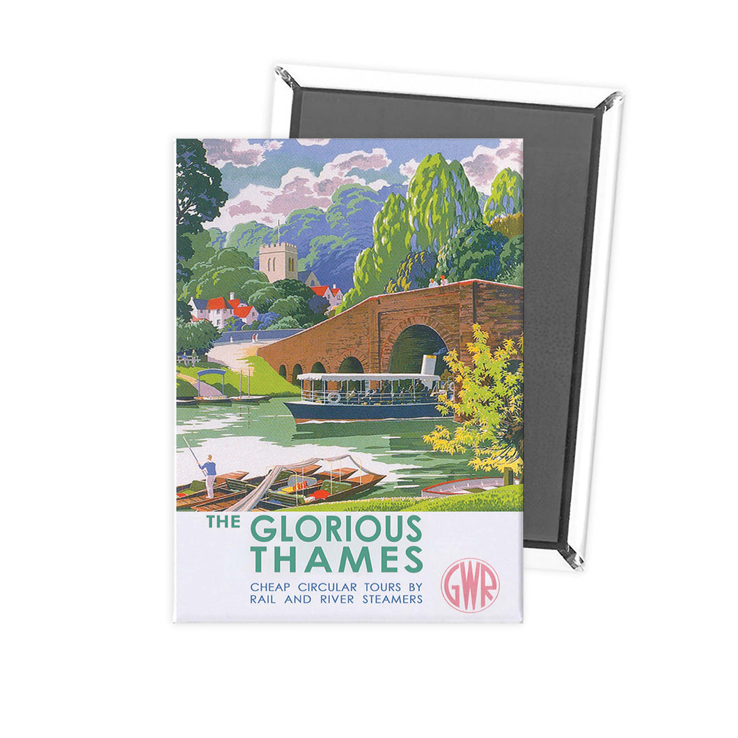 Glorious Thames Fridge Magnet