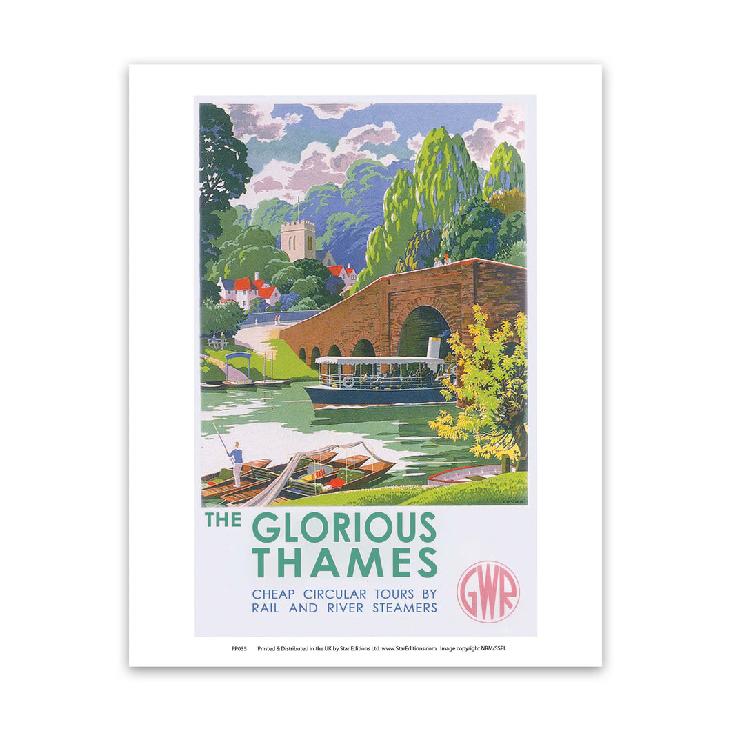 The Glorious Thames Art Print
