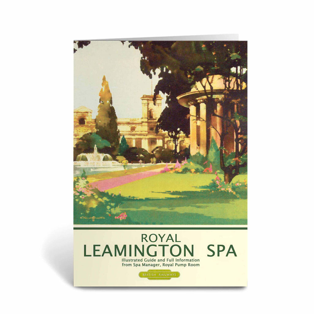 Royal Leamington Spa Greeting Card Railway Posters