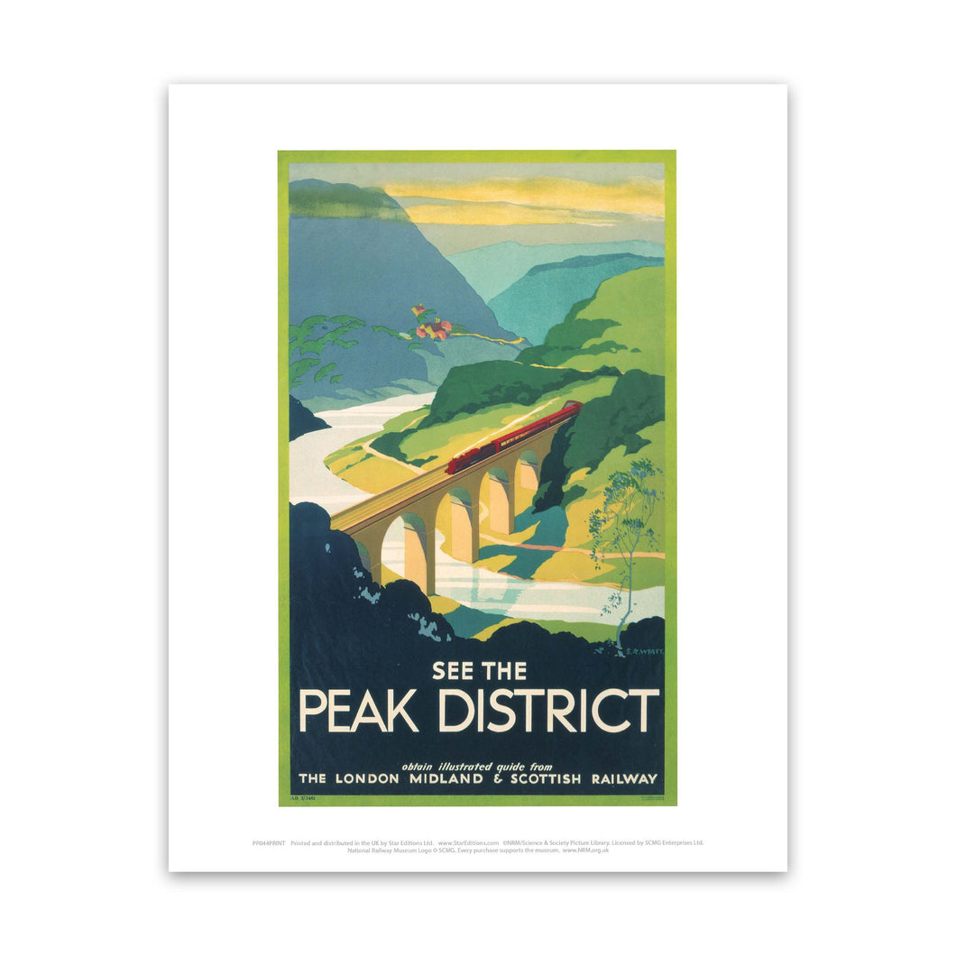 See the Peak District Art Print