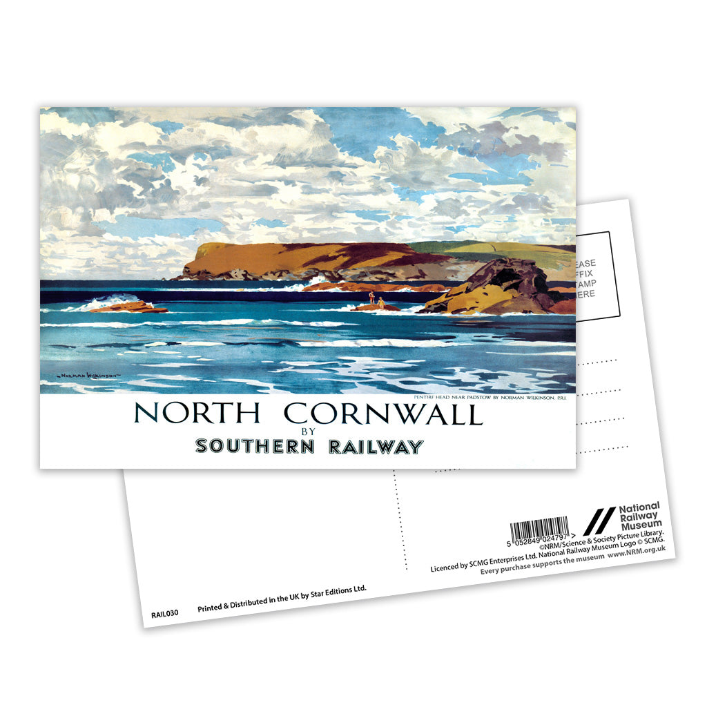 North Cornwall Postcard Pack of 8 – Railway Posters