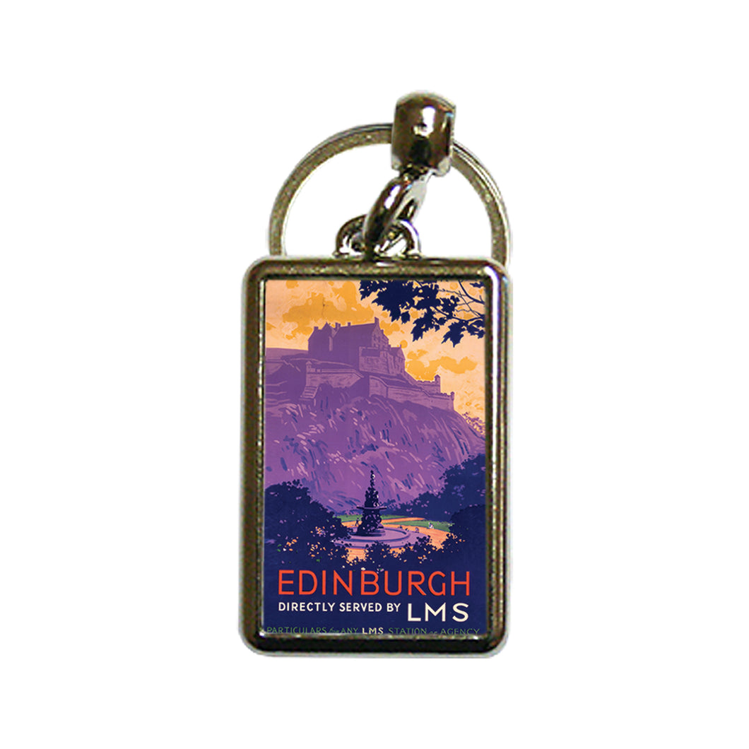 Edinburgh Purle Hill - Metal Keyring