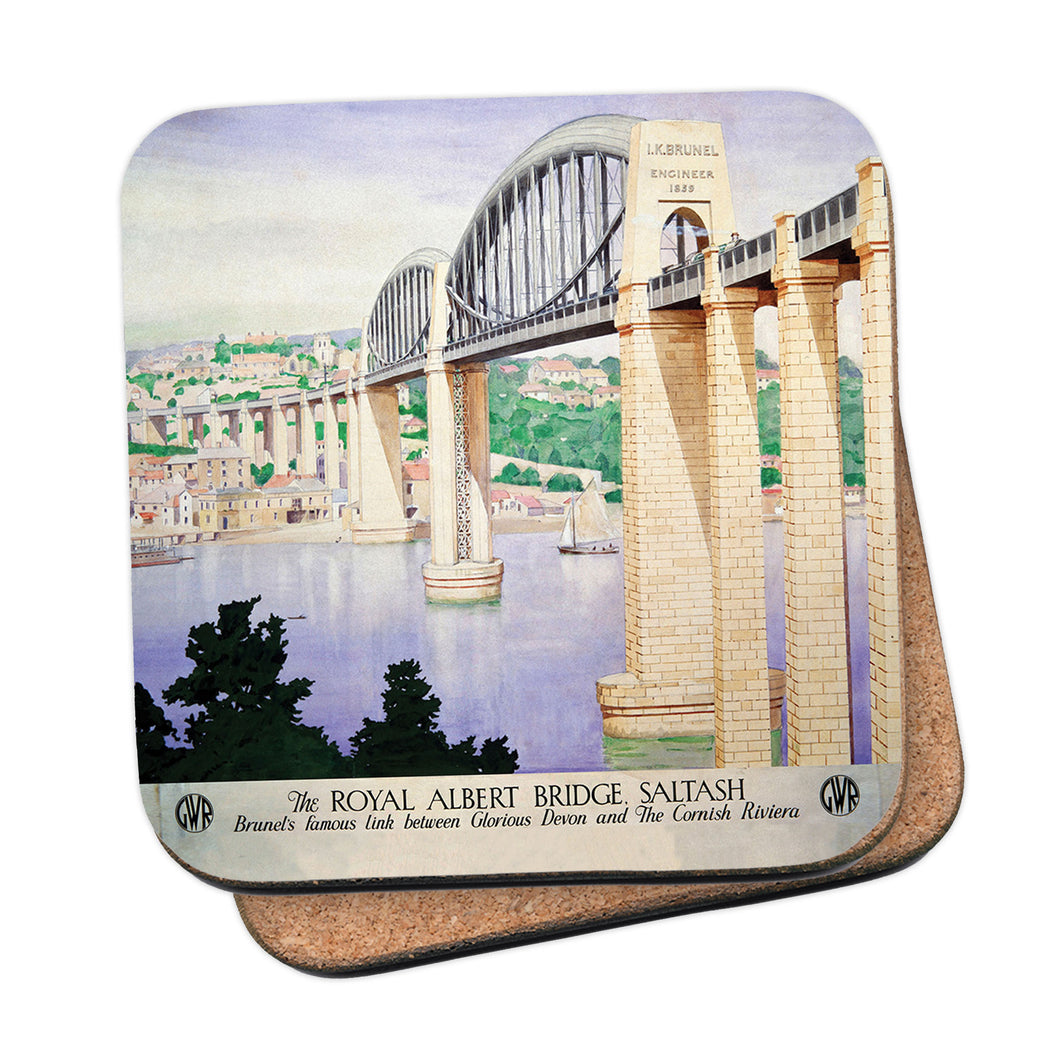 The Royal Albert Bridge Saltash Coaster