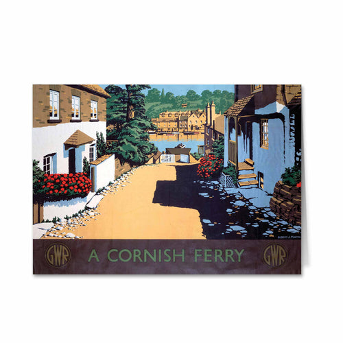 A Cornish Ferry Greeting Card