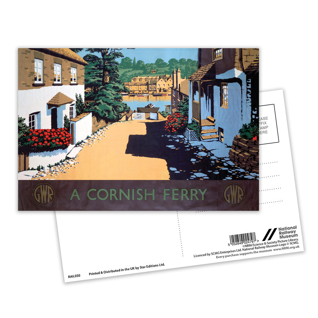 A Cornish Ferry Postcard Pack of 8