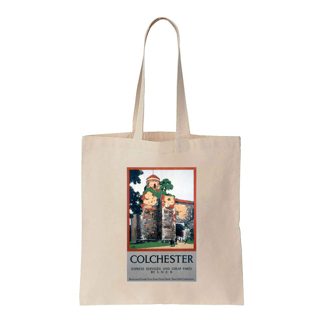 Colchester Castle - Canvas Tote Bag