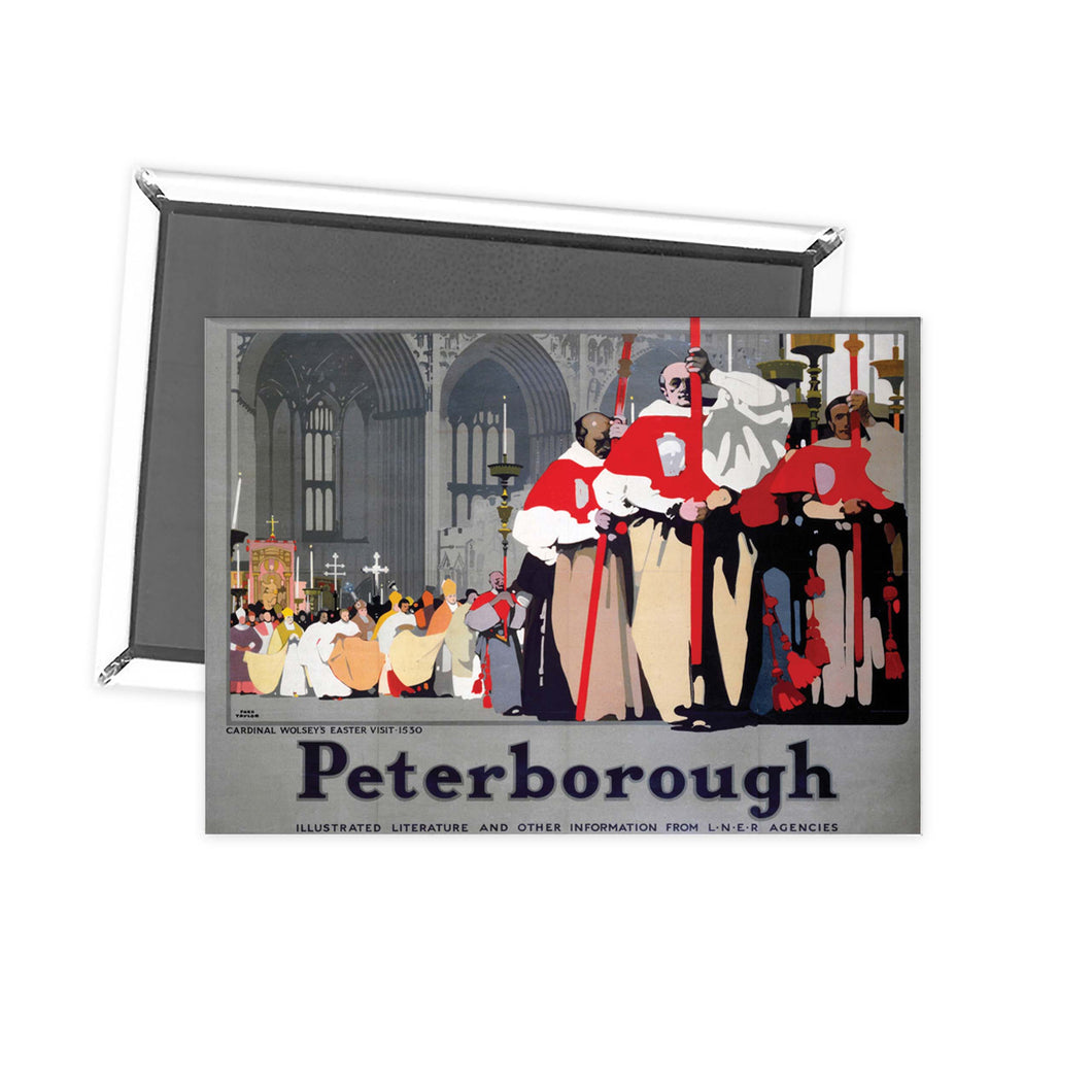 Peterborough Cathedral Procession Fridge Magnet