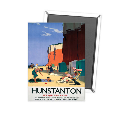 Hunstanton Beach Fridge Magnet