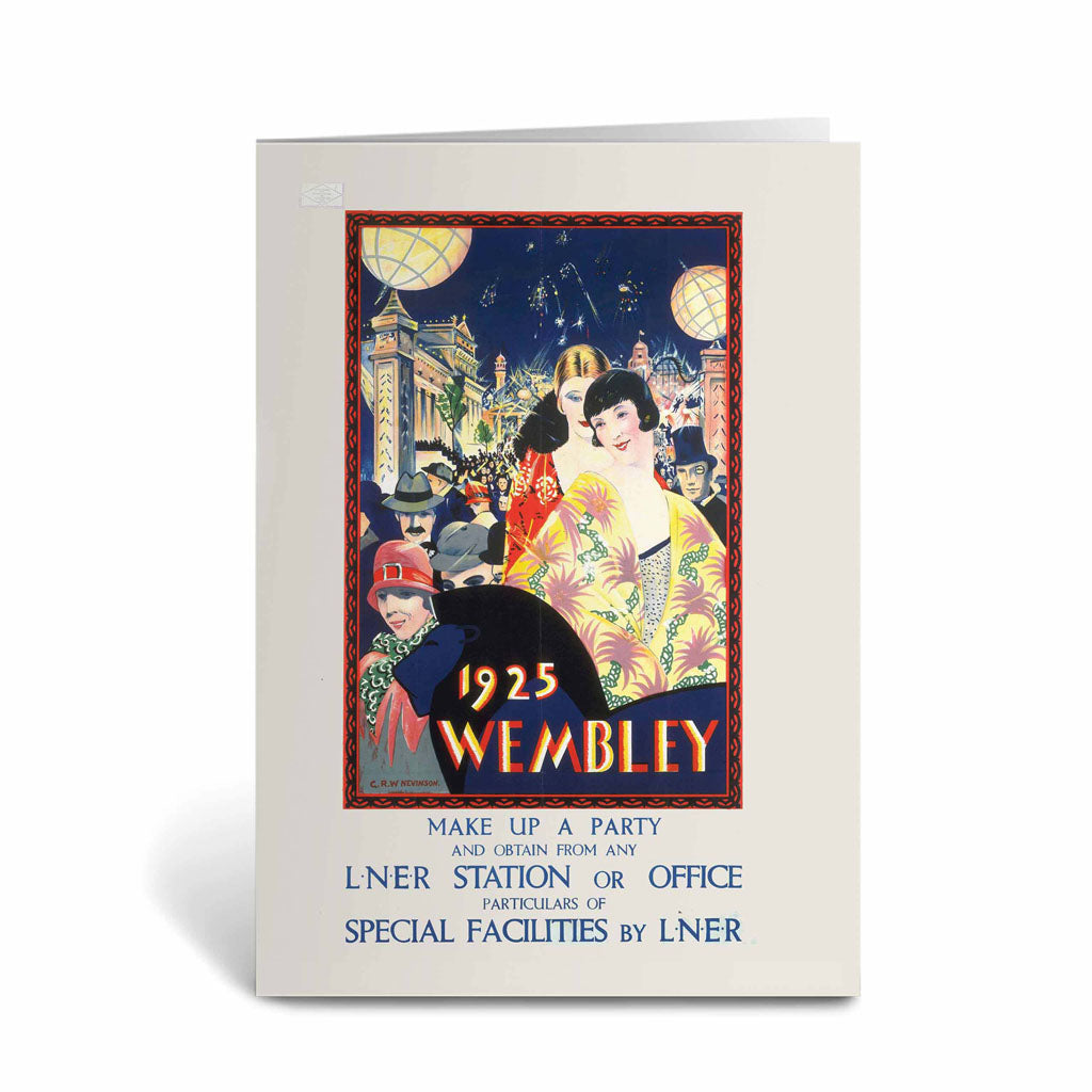 Wembley, 1925 Greeting Card – Railway Posters