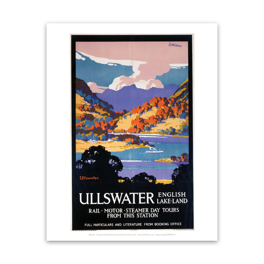 Ullswater - English Lake Land Art Print