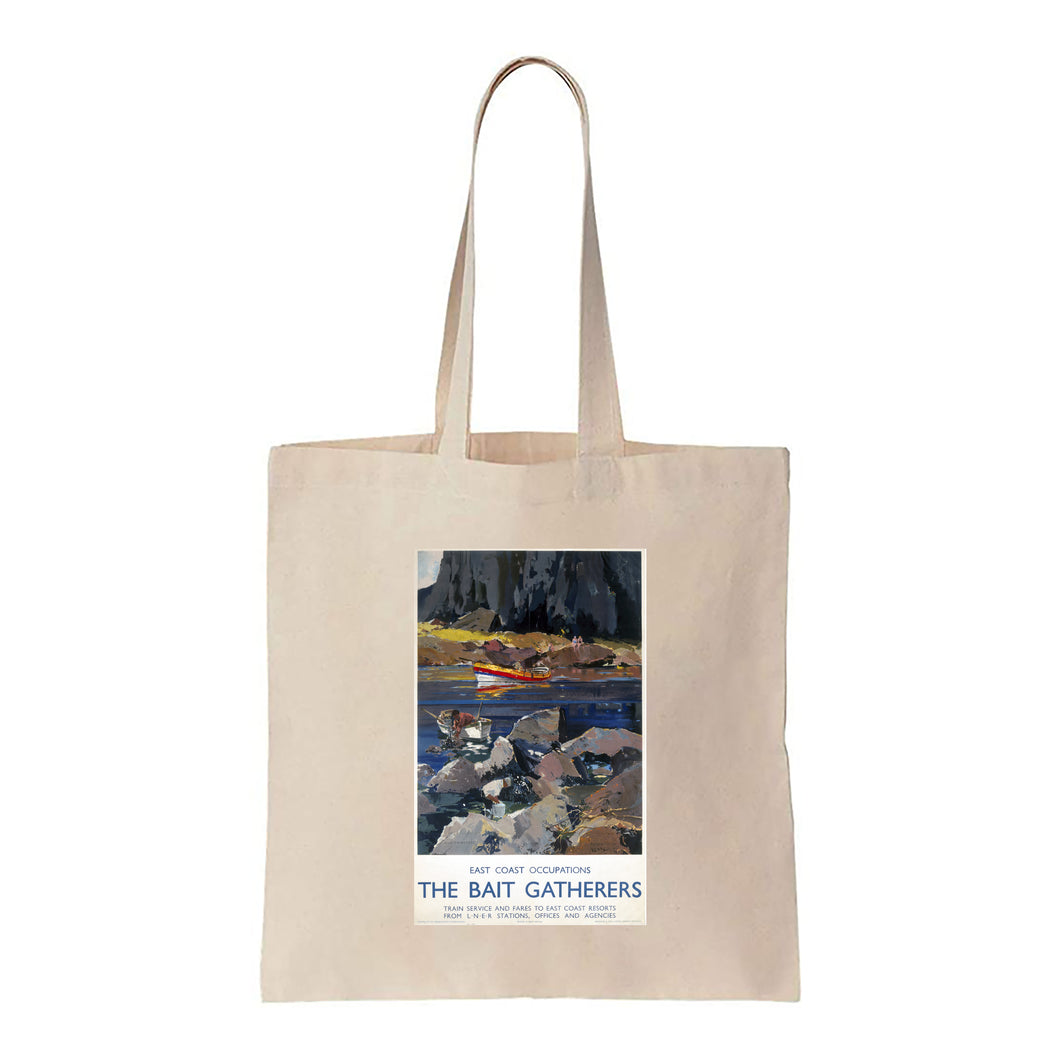 The Bait Gatherers - East Coast Occupations - Canvas Tote Bag