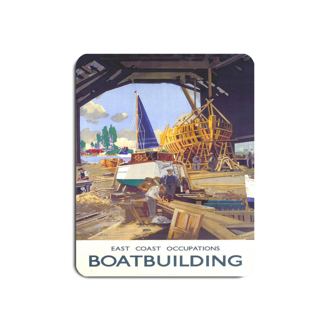 Boat Building - East Coast Occupations - Mouse Mat