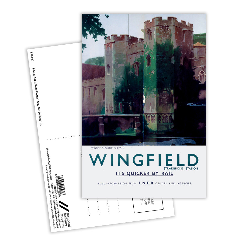Wingfield, Stradbroke Station Postcard Pack of 8