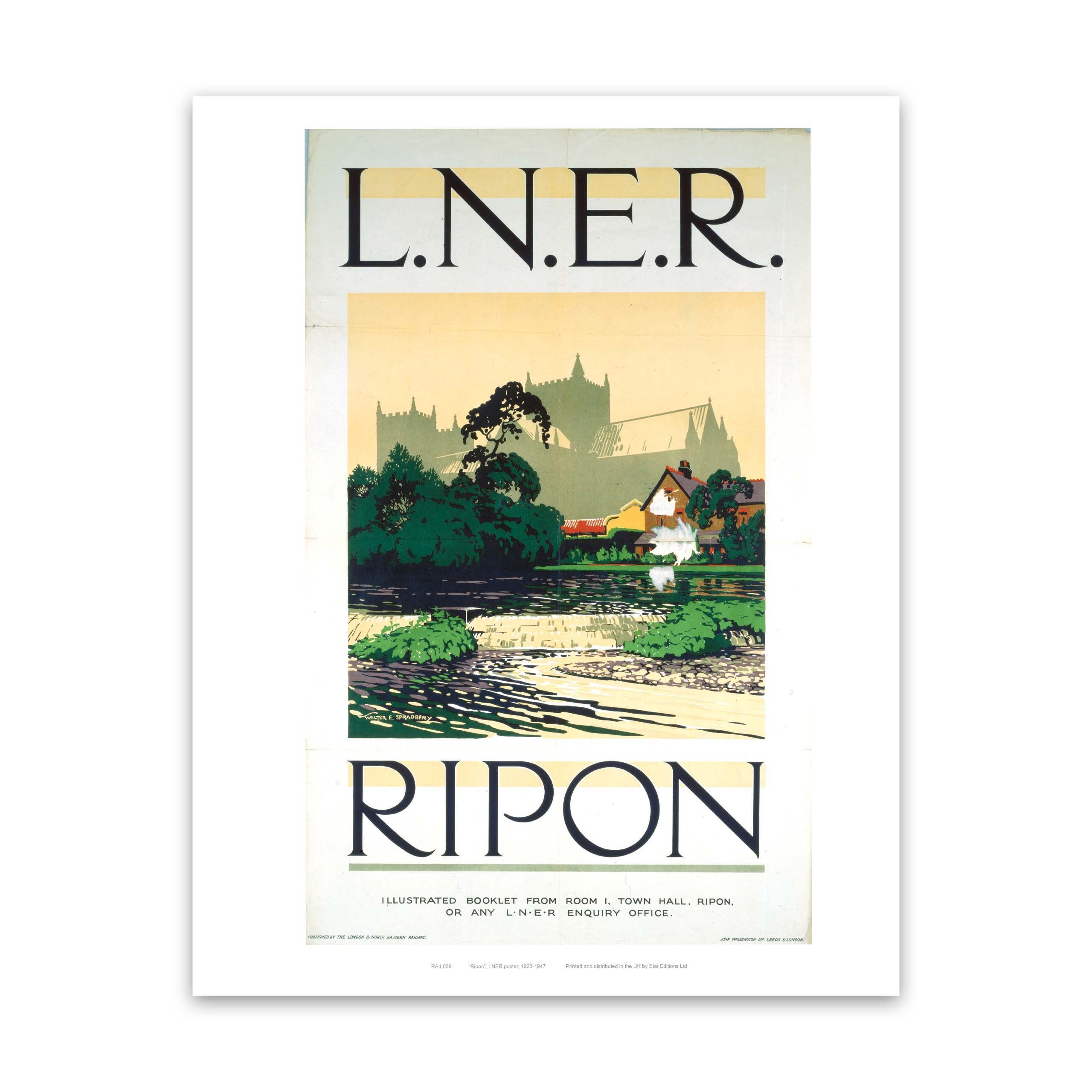 Ripon Art Print – Railway Posters