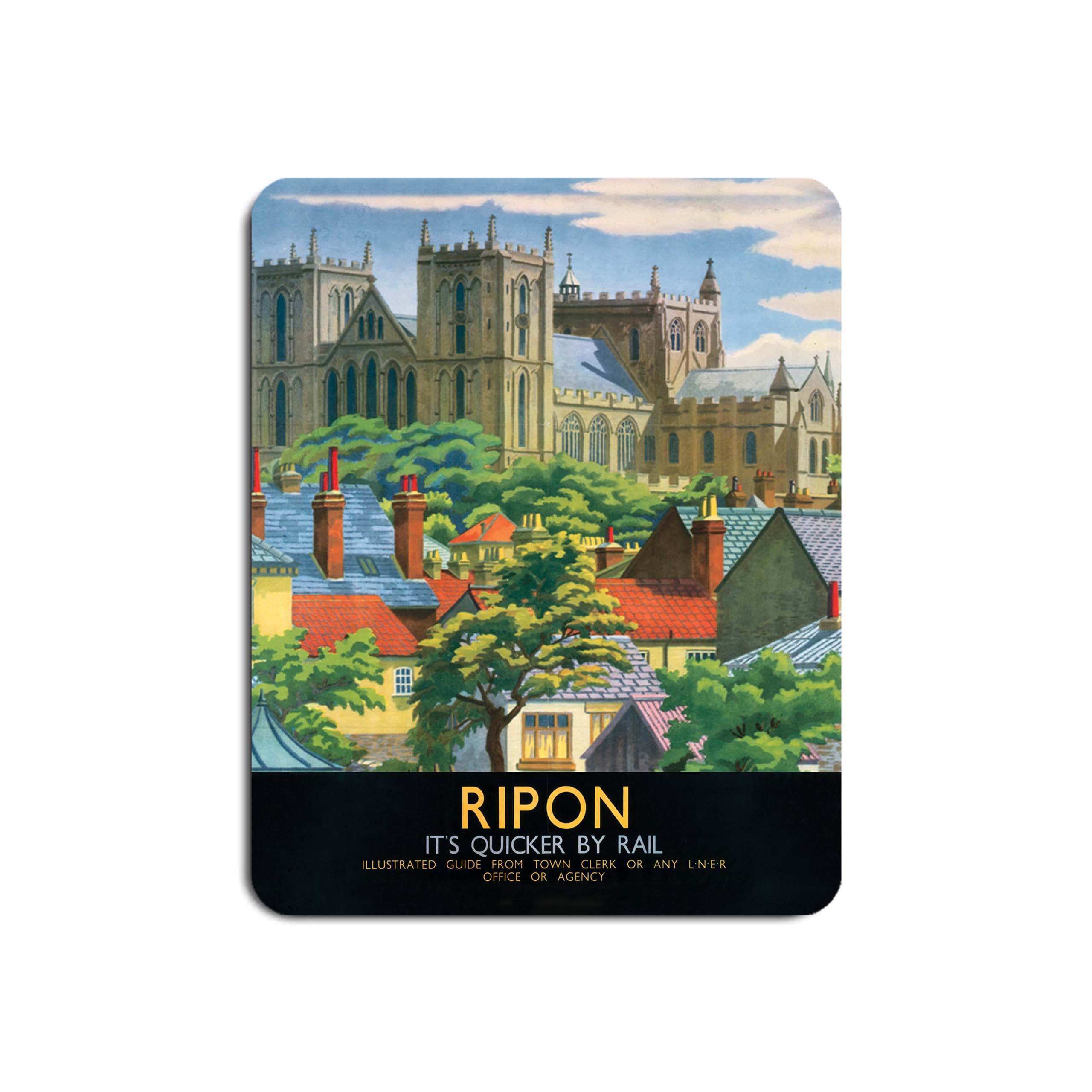 Ripon - Mouse Mat – Railway Posters