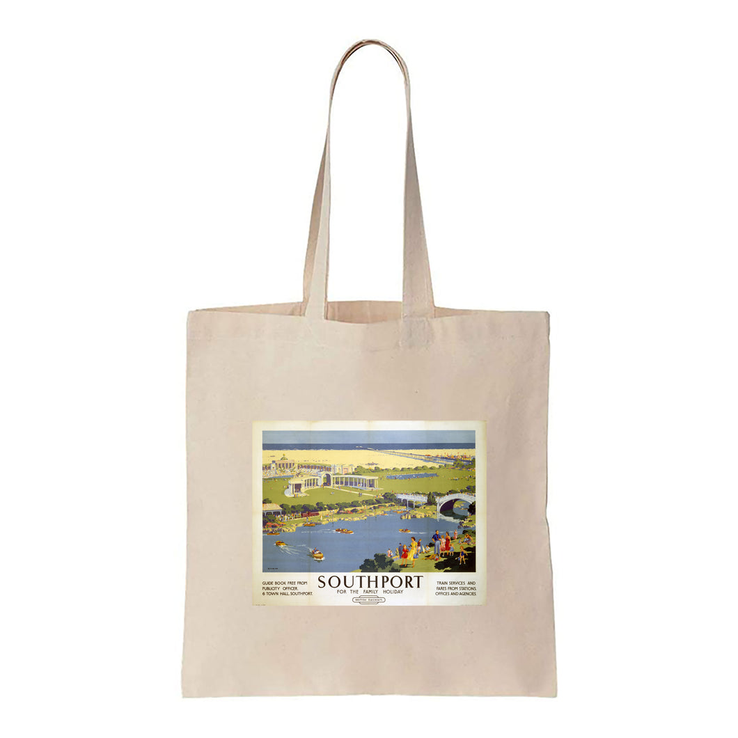 Southport for the Family Holiday - Canvas Tote Bag
