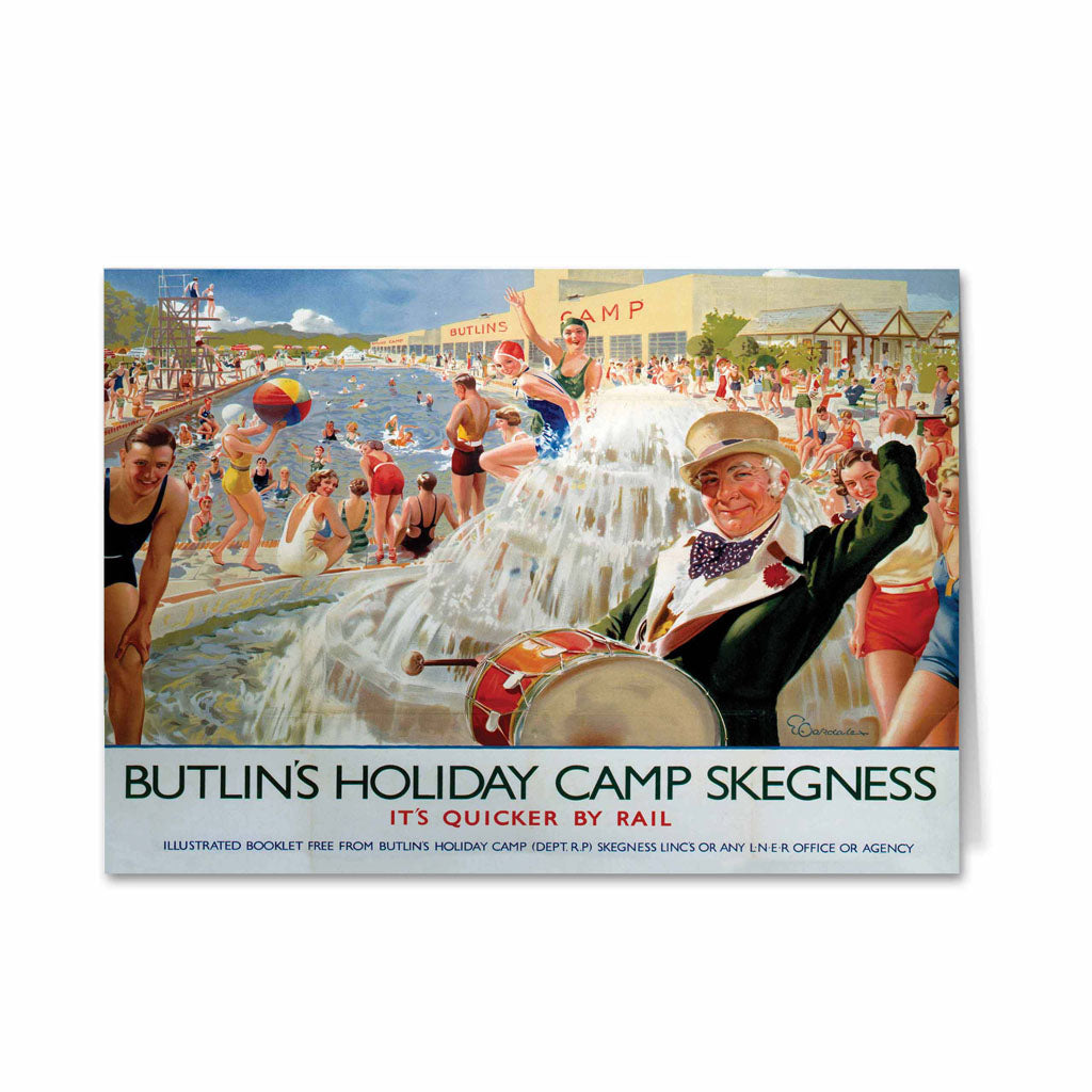 Butlins Holiday Camp Skegness Greeting Card