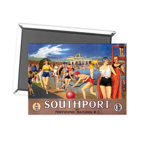 Southport Swimming Pool Fridge Magnet