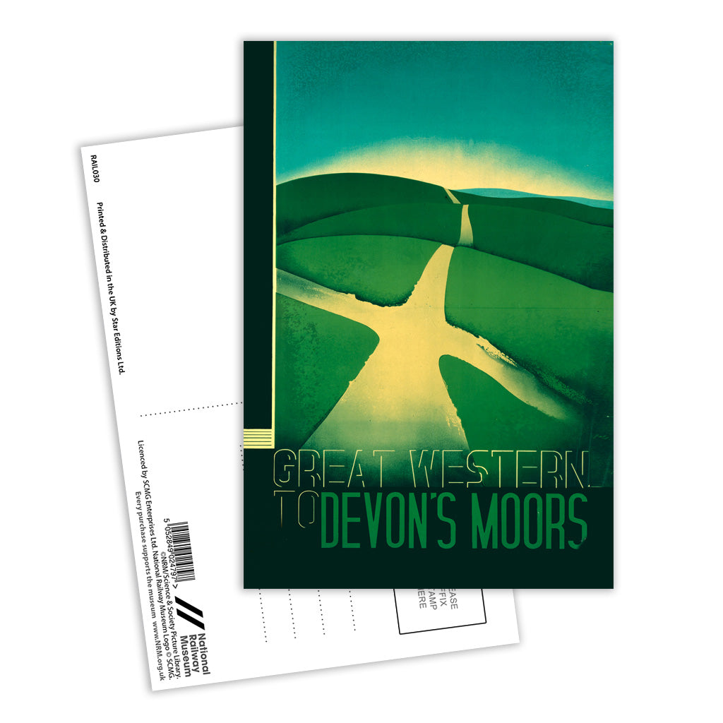 Great Western to Devon's Moors Postcard Pack of 8