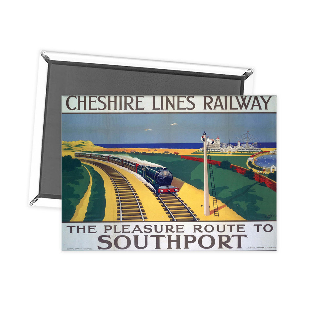 Cheshire Lines Railway Fridge Magnet