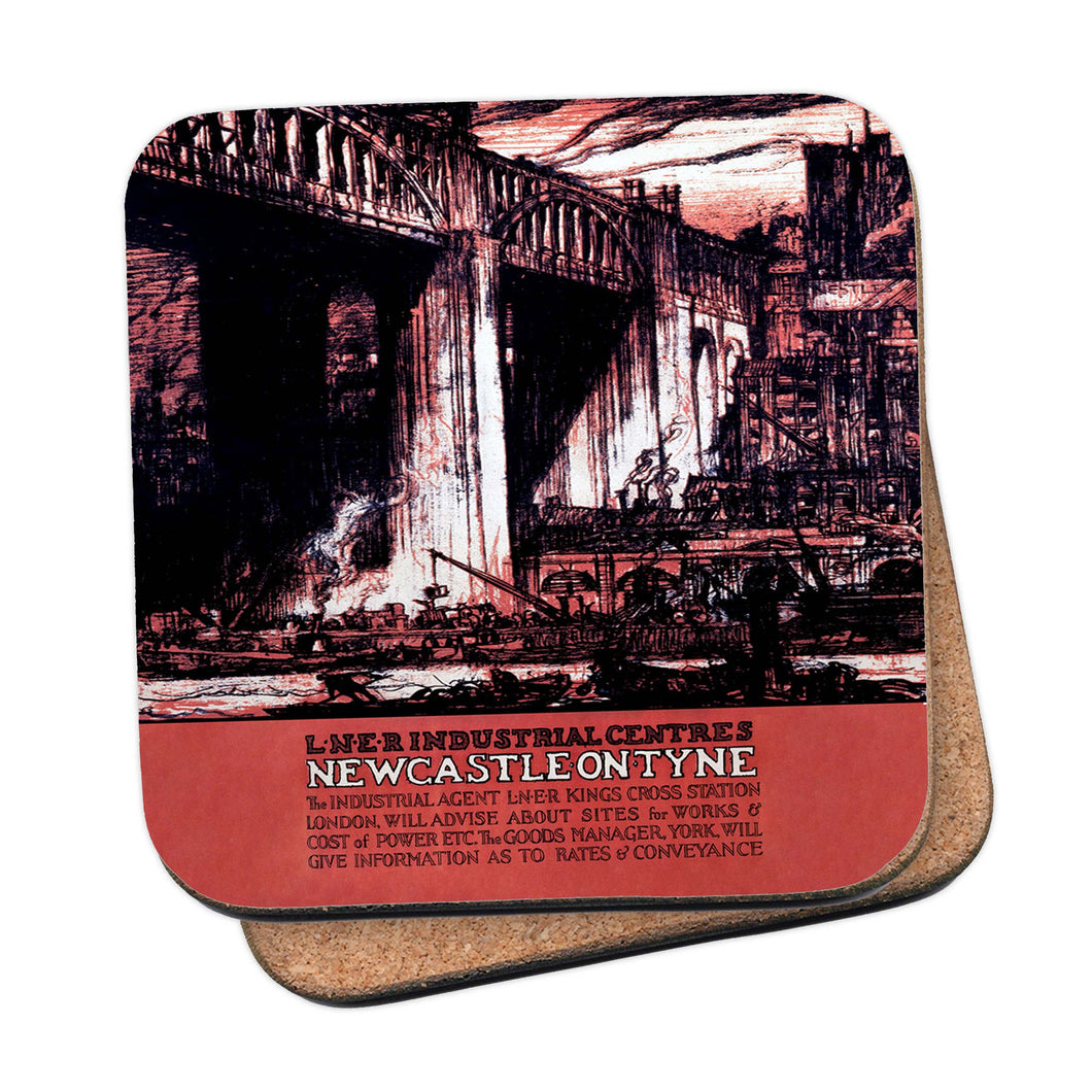 Newcastle-on-Tyne Engraving Coaster
