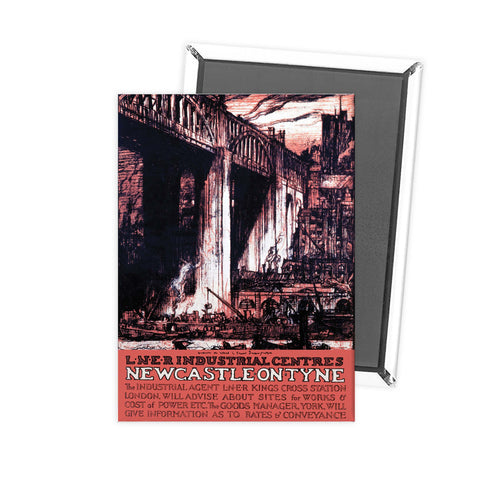 Newcastle Engraving Fridge Magnet