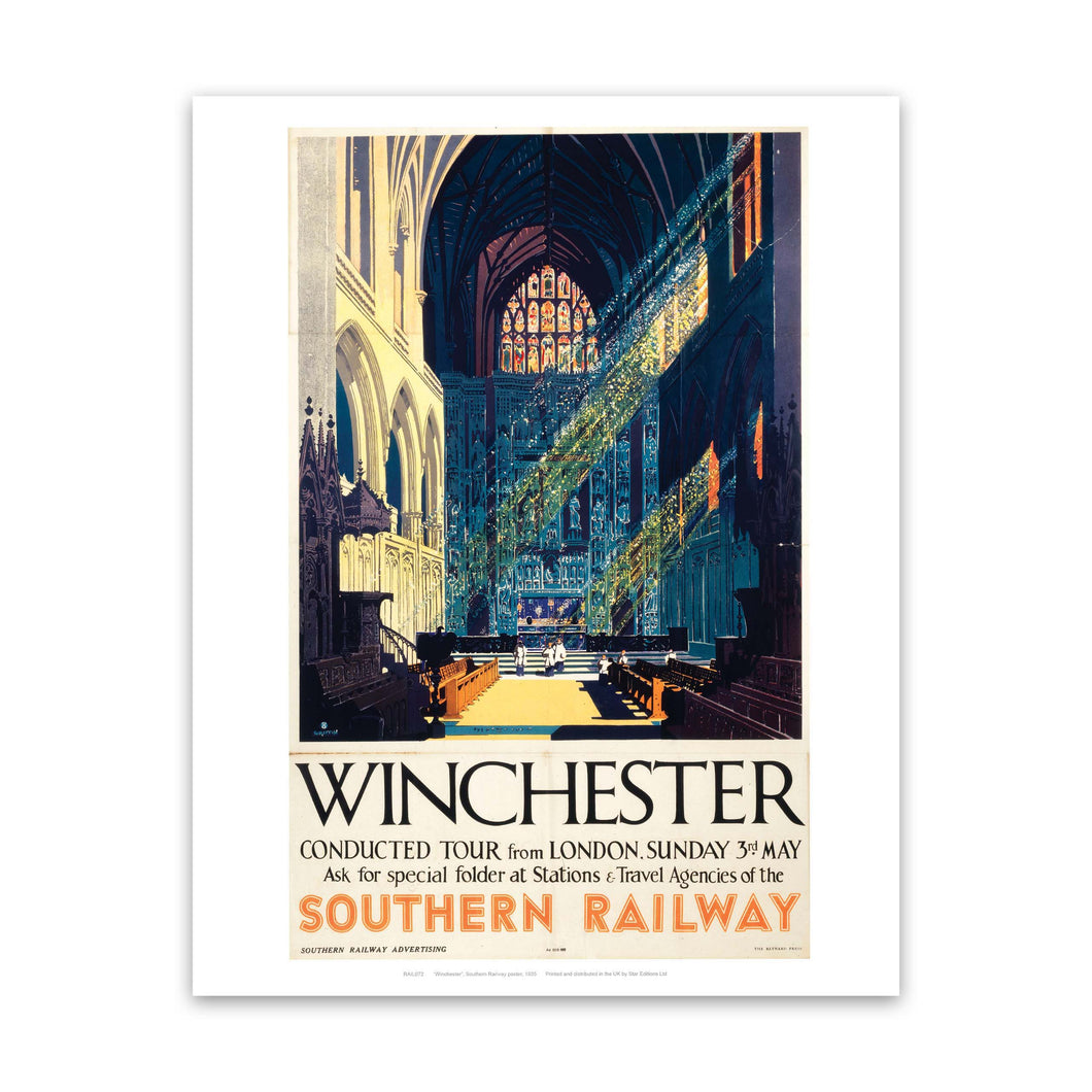 Winchester Cathedral - Windows Art Print
