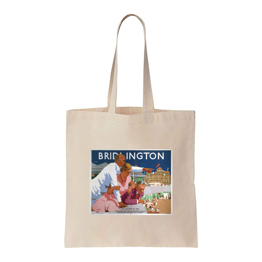 Bridlington - Pointing Man - Canvas Tote Bag