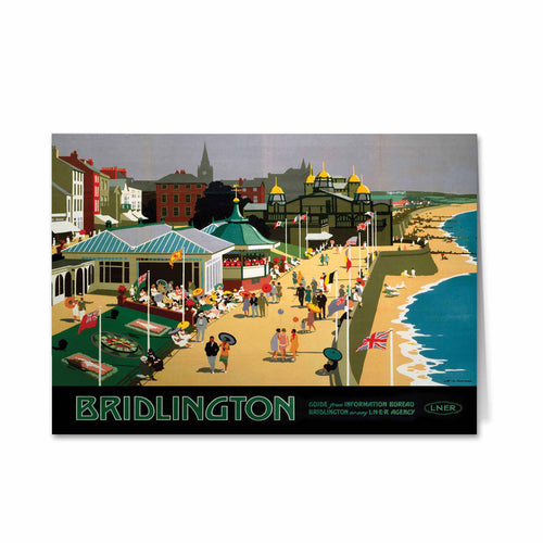Bridlington Sea Front Greeting Card