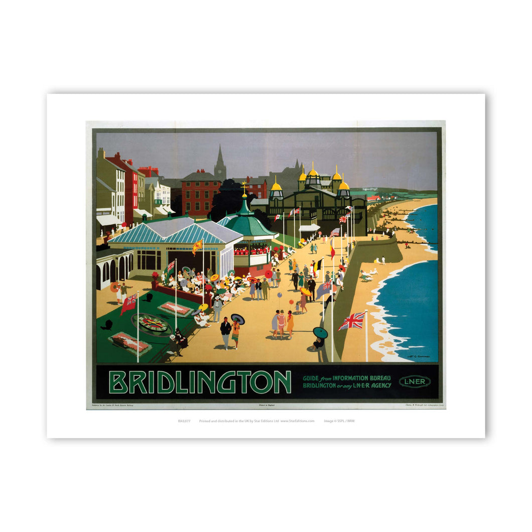 Bridlington Sea Front Art Print