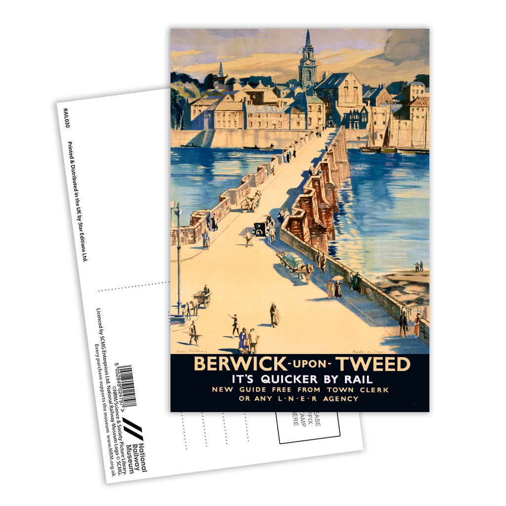 Berwick-upon-tweed Postcard Pack of 8