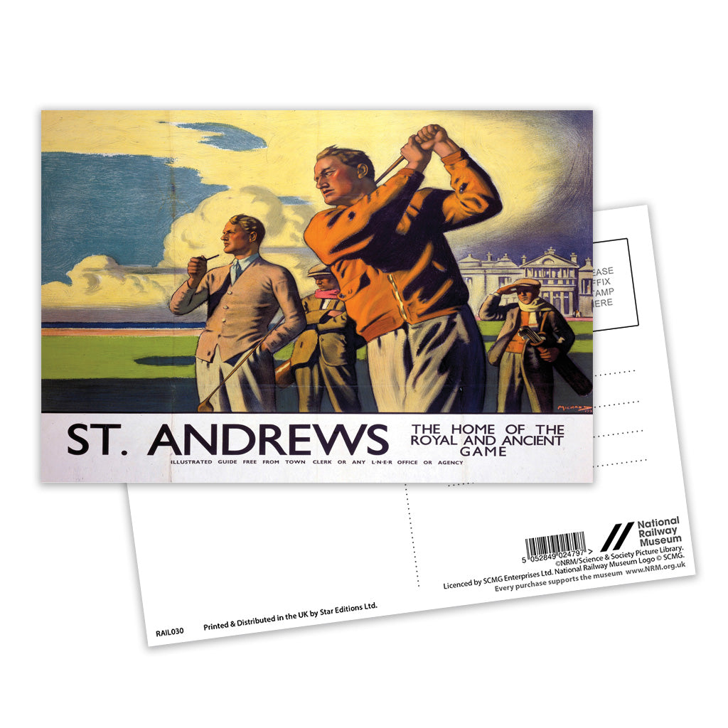 St Andrews, Home of the Royal Game Postcard Pack of 8
