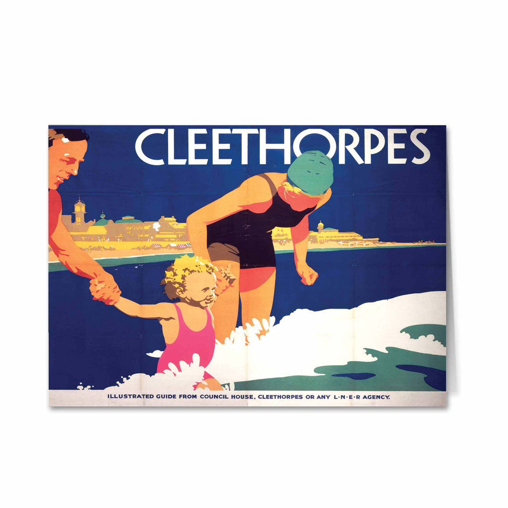 Cleethorpes - Family Greeting Card – Railway Posters