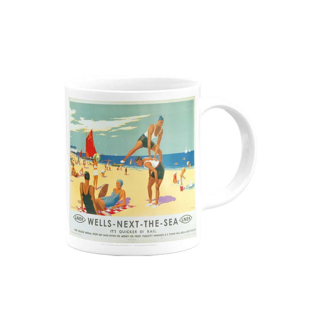 Wells Next The Sea - Beach Mug