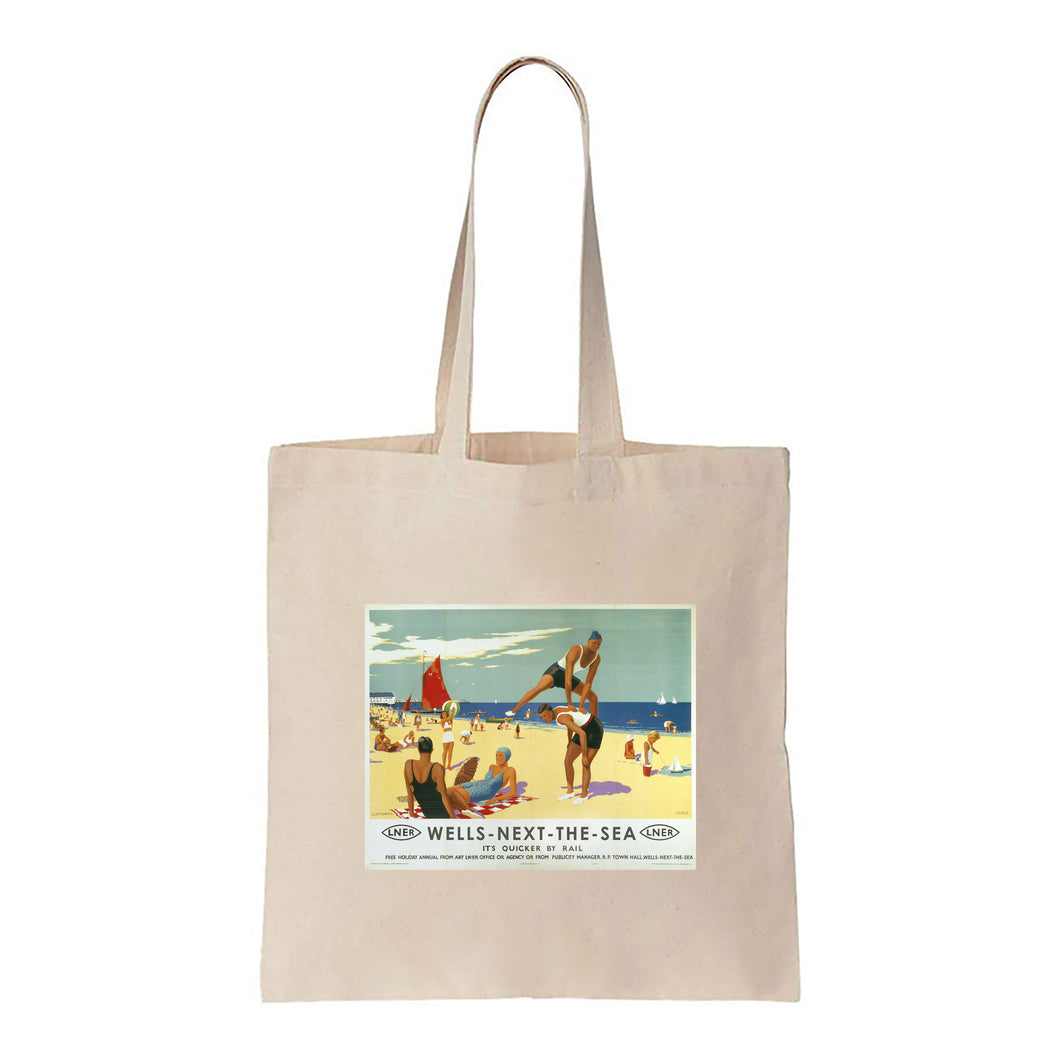 Wells Next The Sea - Beach - Canvas Tote Bag