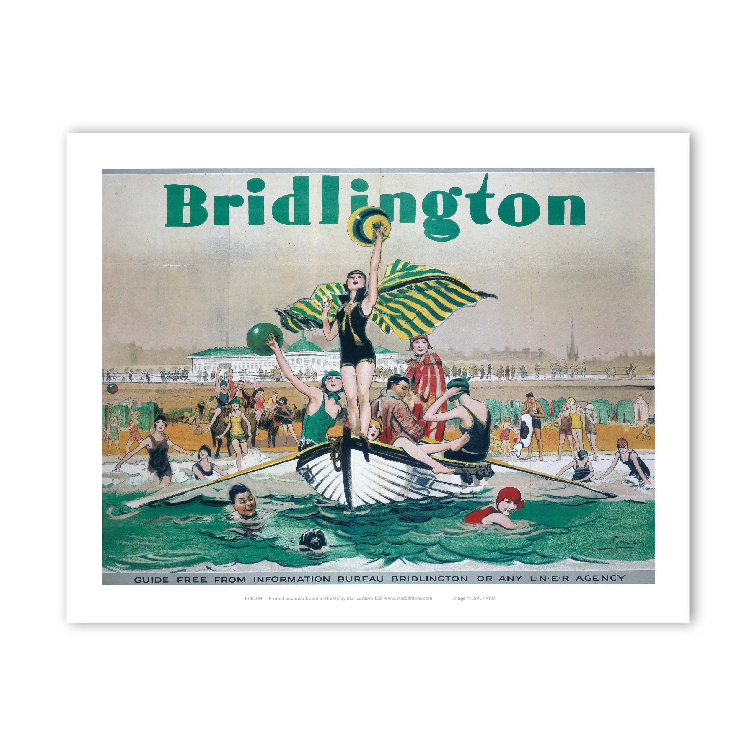 Bridlington - Boat Art Print – Railway Posters