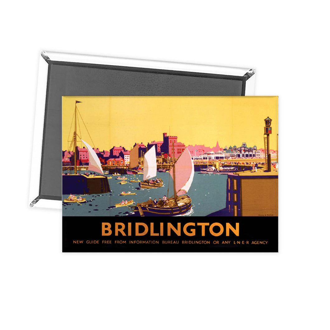 Bridlington Yellow Sky Fridge Magnet