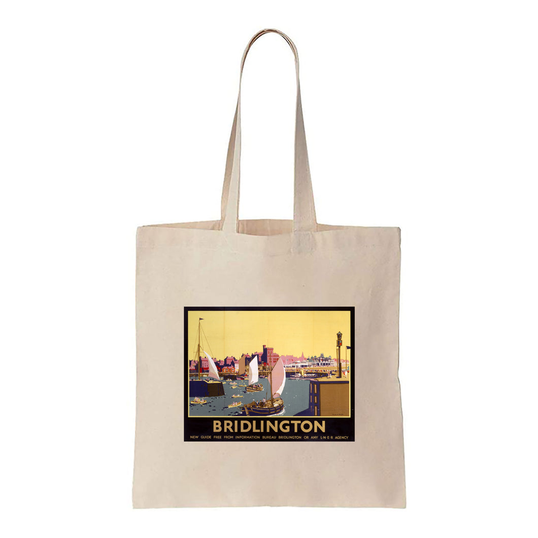 Bridlington - Yellow Sky - Canvas Tote Bag