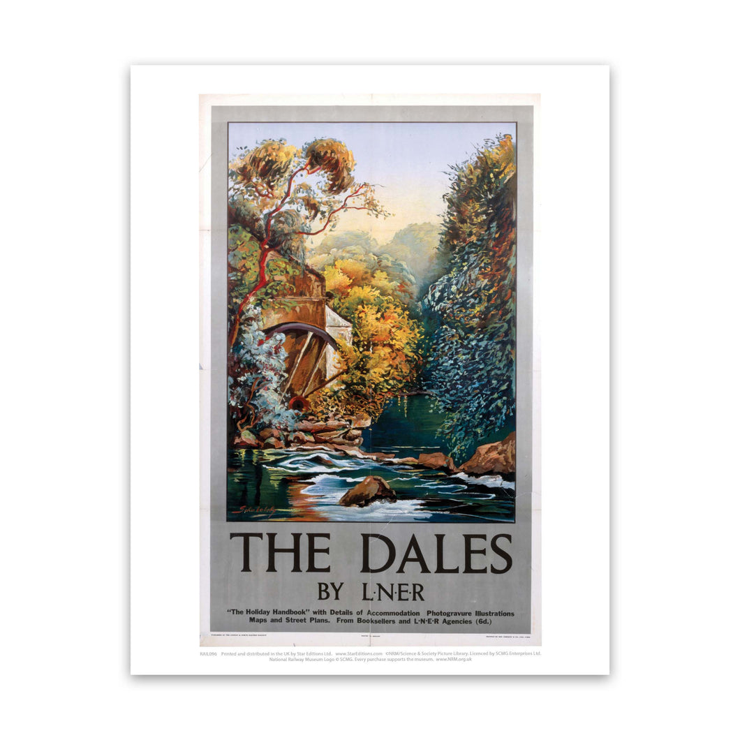 The Dales - Watermill Art Print