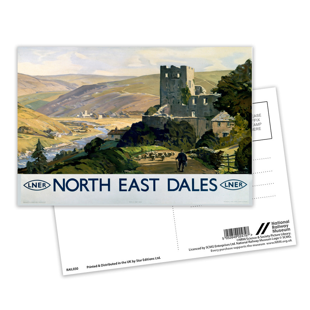 North East Dales Postcard Pack of 8