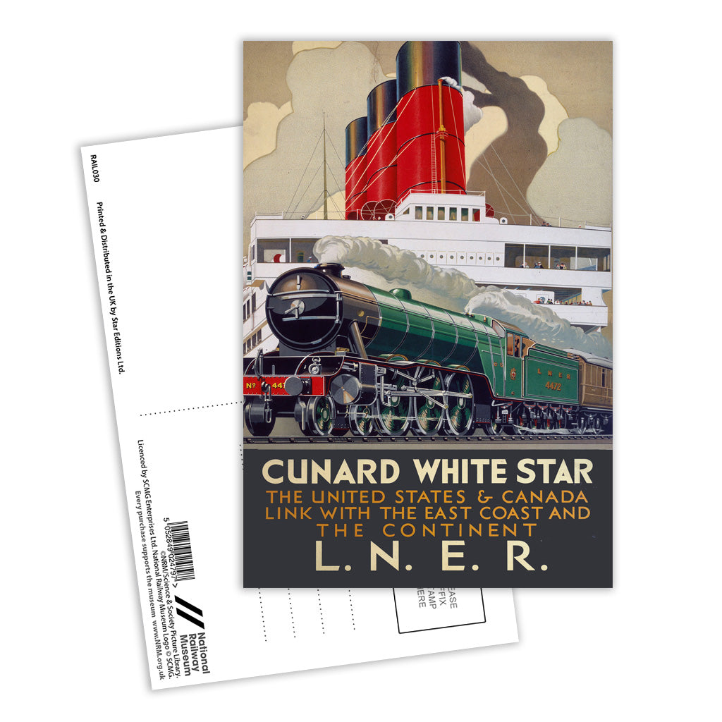 Cunard White Star Postcard Pack of 8