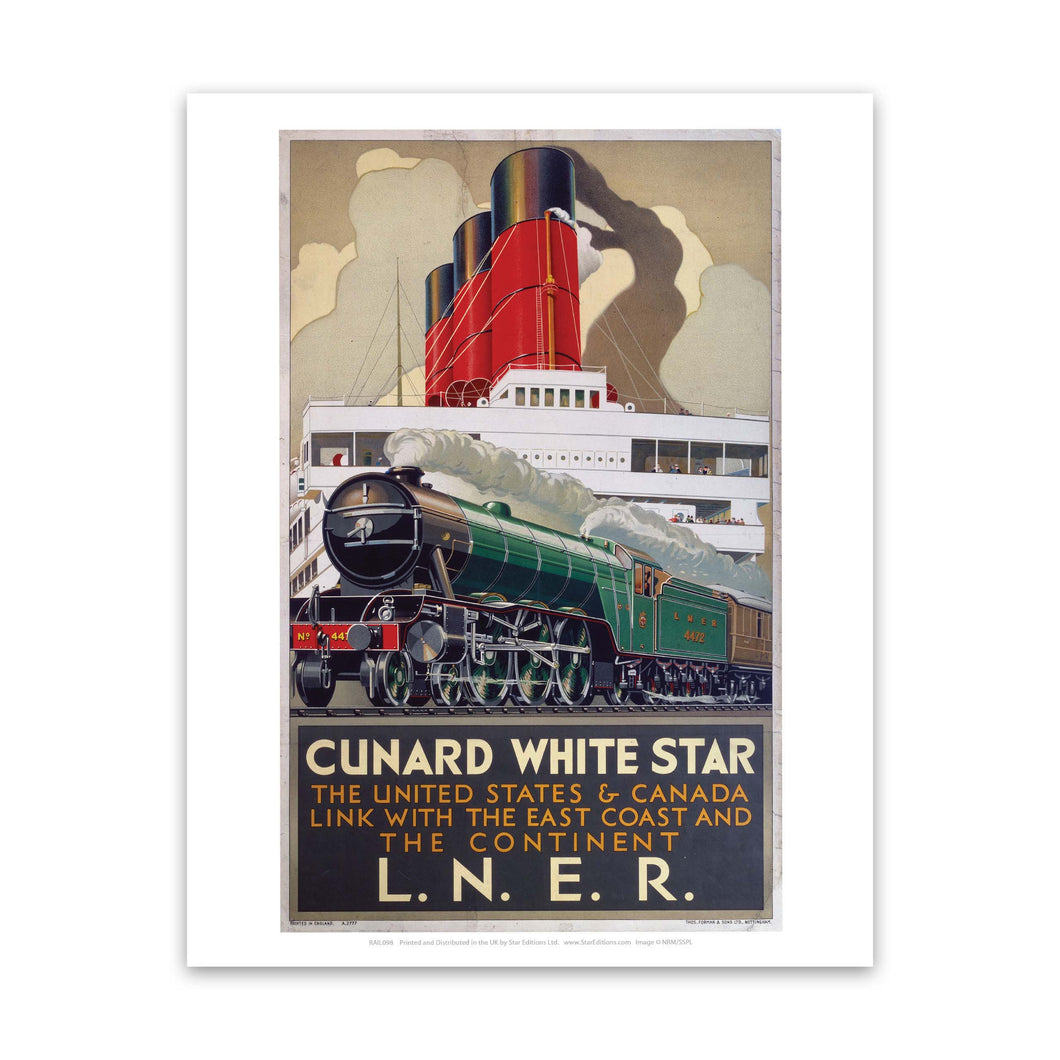 Cunard White Star Art Print