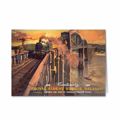 Royal Albert Bridge, Saltash Greeting Card